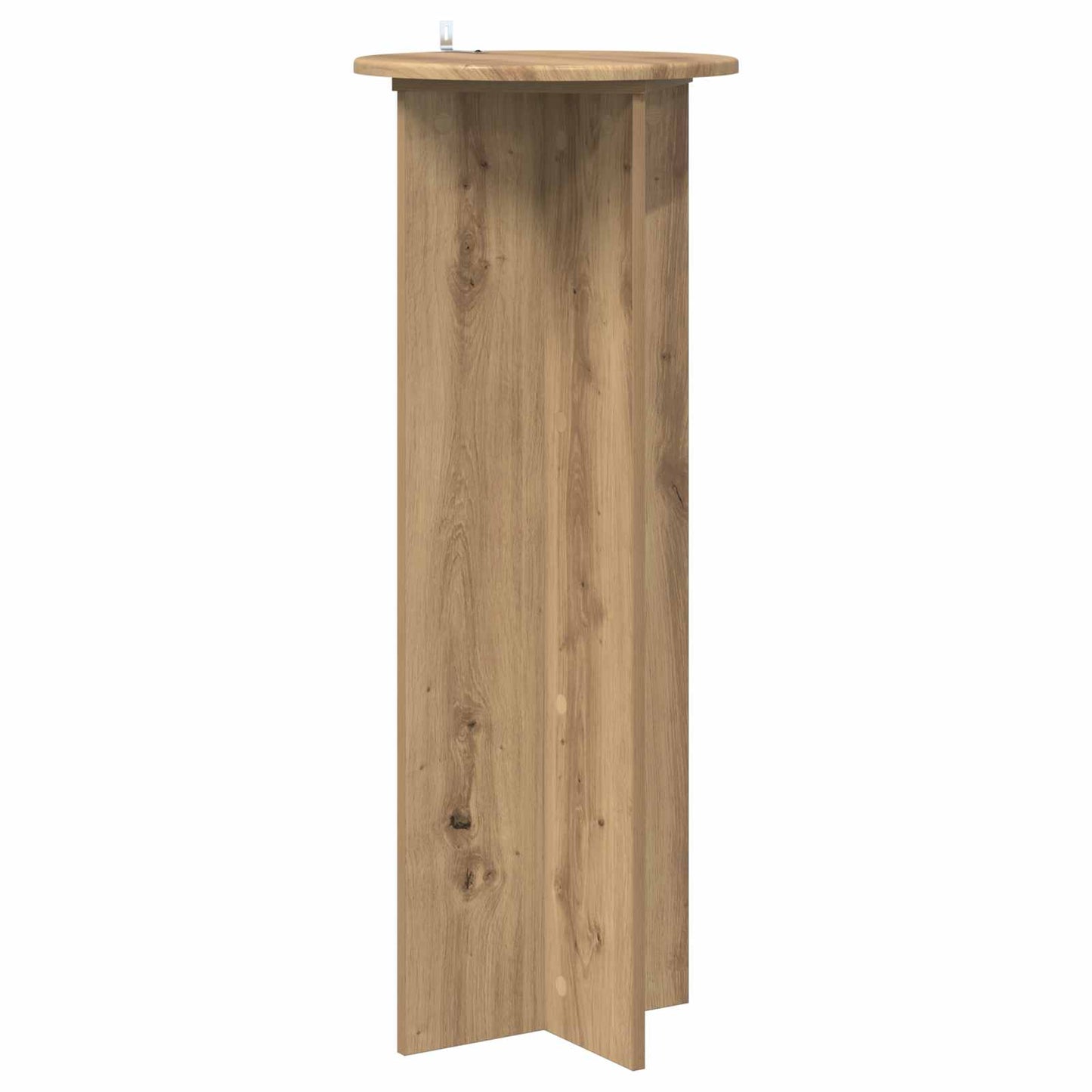 vidaXL Plant Stand 2 pcs Artisan Oak Ø40 x 100 cm Engineered Wood
