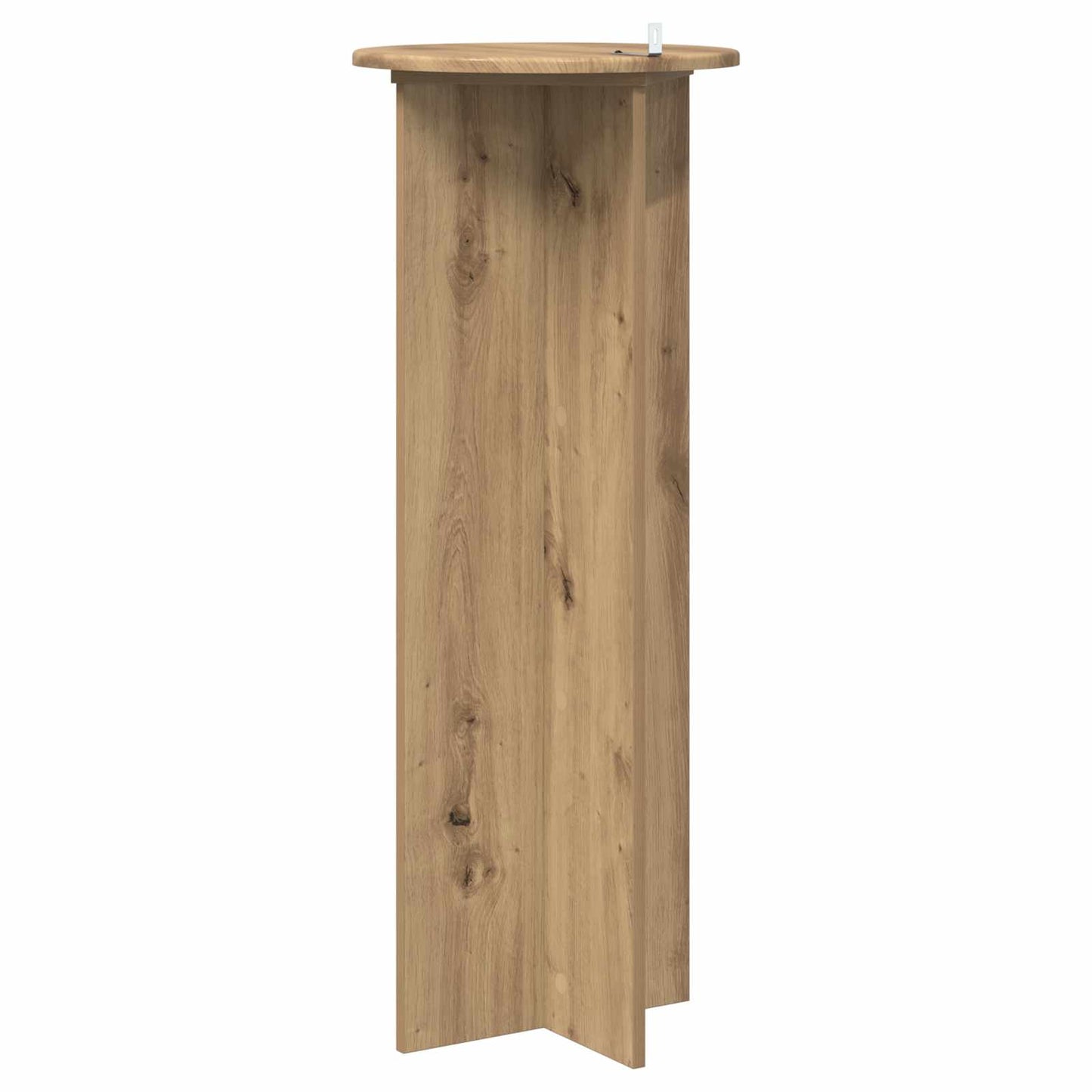 vidaXL Plant Stand 2 pcs Artisan Oak Ø40 x 100 cm Engineered Wood