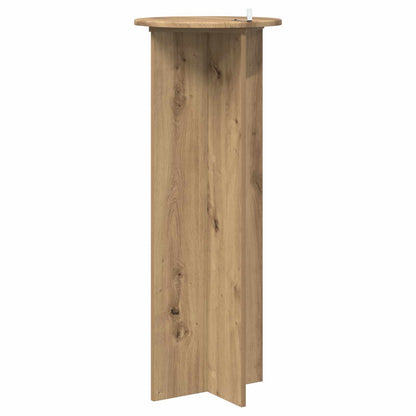 vidaXL Plant Stand 2 pcs Artisan Oak Ø40 x 100 cm Engineered Wood