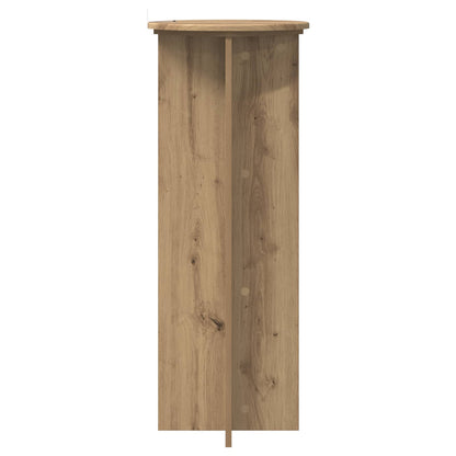 vidaXL Plant Stand 2 pcs Artisan Oak Ø40 x 100 cm Engineered Wood