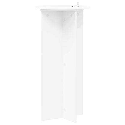 vidaXL Plant Stand 2 pcs White Ø40 x 80 cm Engineered Wood
