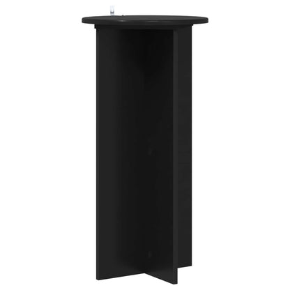 vidaXL Plant Stand 2 pcs Black 40 x 40 x 80 cm Engineered Wood