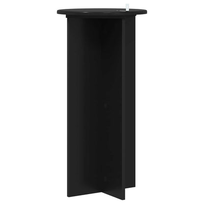 vidaXL Plant Stand 2 pcs Black 40 x 40 x 80 cm Engineered Wood