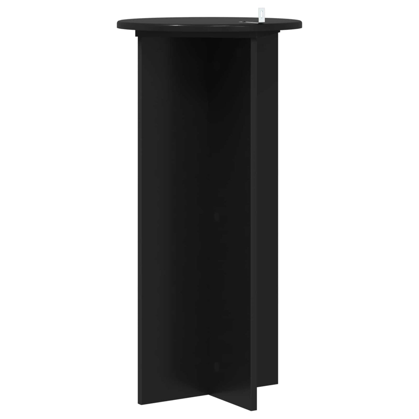 vidaXL Plant Stand 2 pcs Black 40 x 40 x 80 cm Engineered Wood