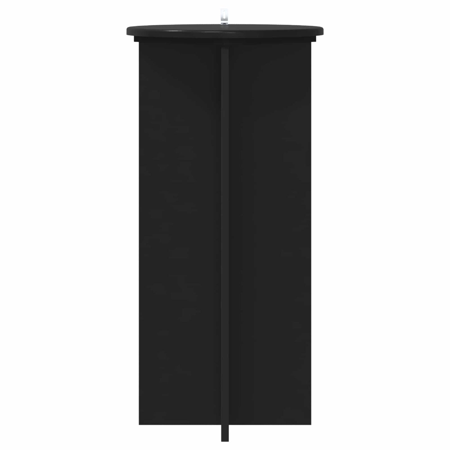 vidaXL Plant Stand 2 pcs Black 40 x 40 x 80 cm Engineered Wood