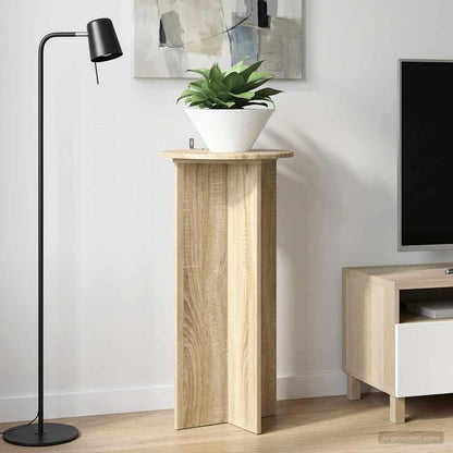 vidaXL Plant Stand 2 pcs Sonoma Oak 40 x 40 x 80 cm Engineered Wood