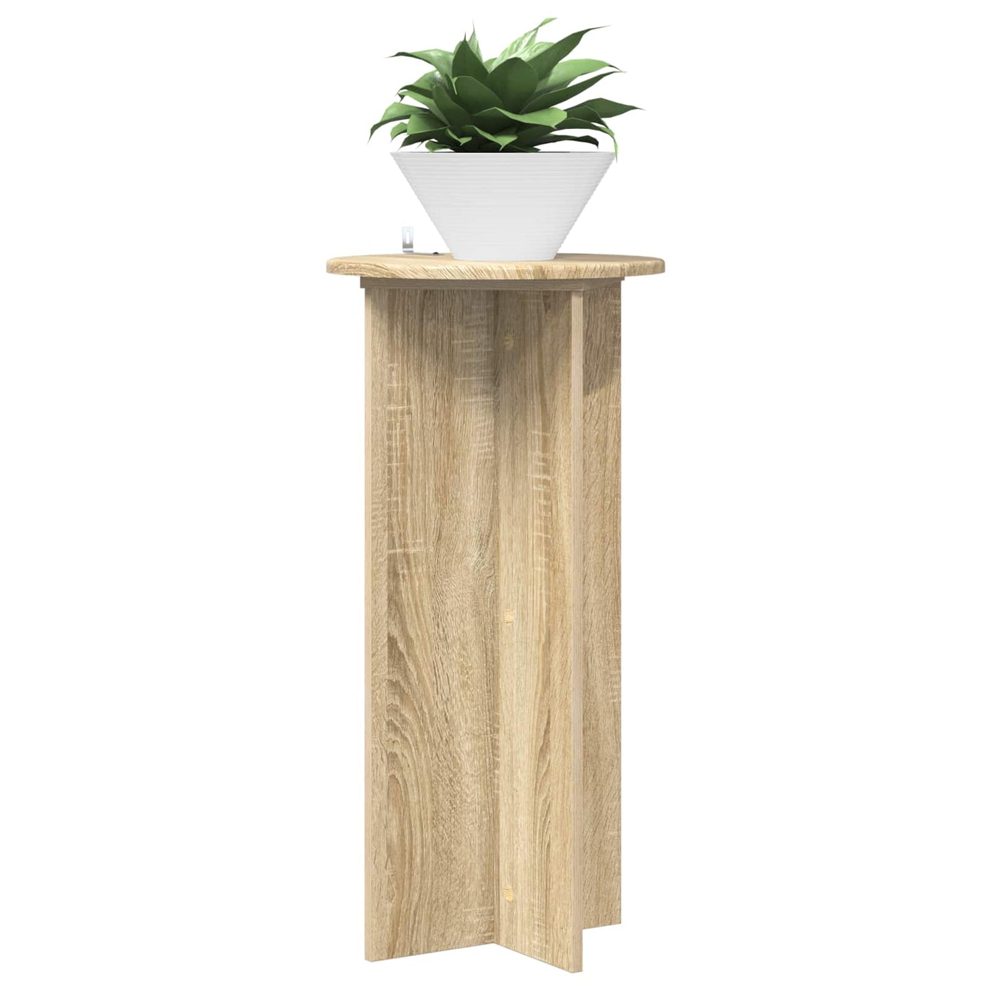 vidaXL Plant Stand 2 pcs Sonoma Oak 40 x 40 x 80 cm Engineered Wood