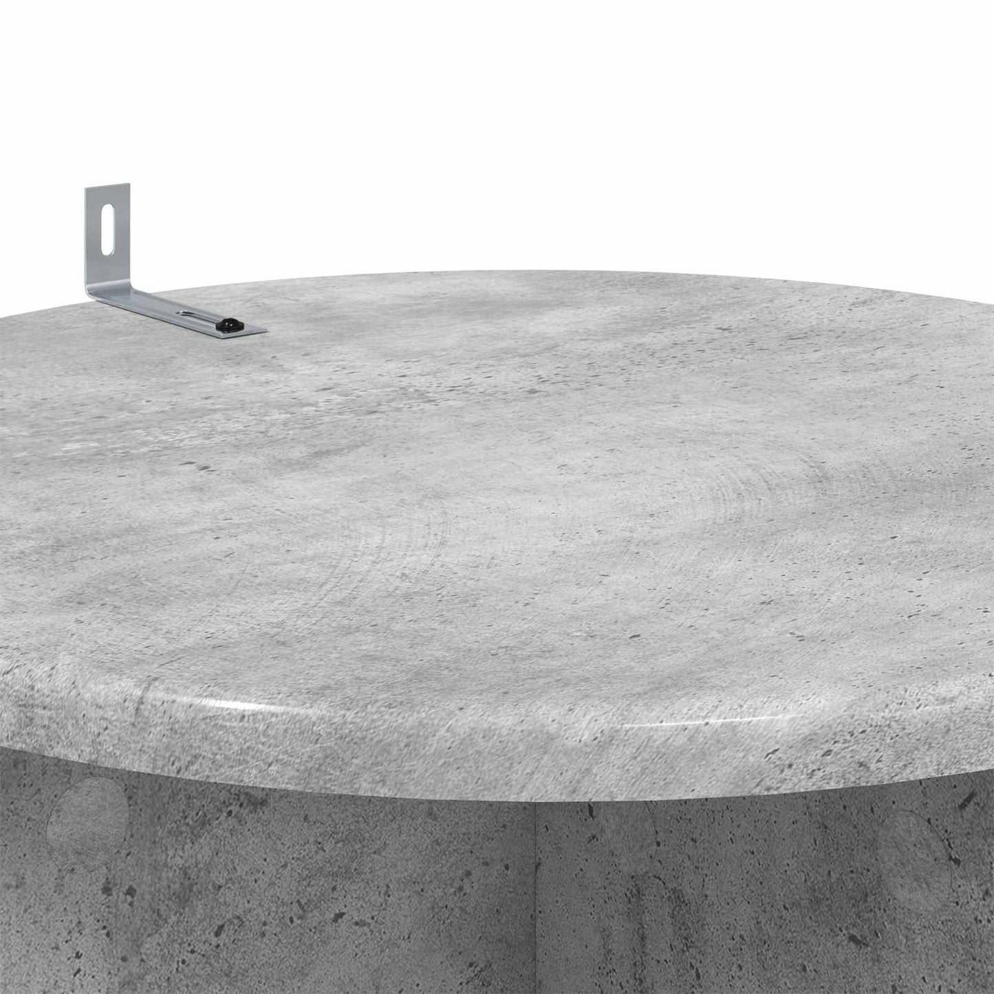 vidaXL Plant Stand 2 pcs Concrete Grey 40 x 40 x 80 cm Engineered Wood