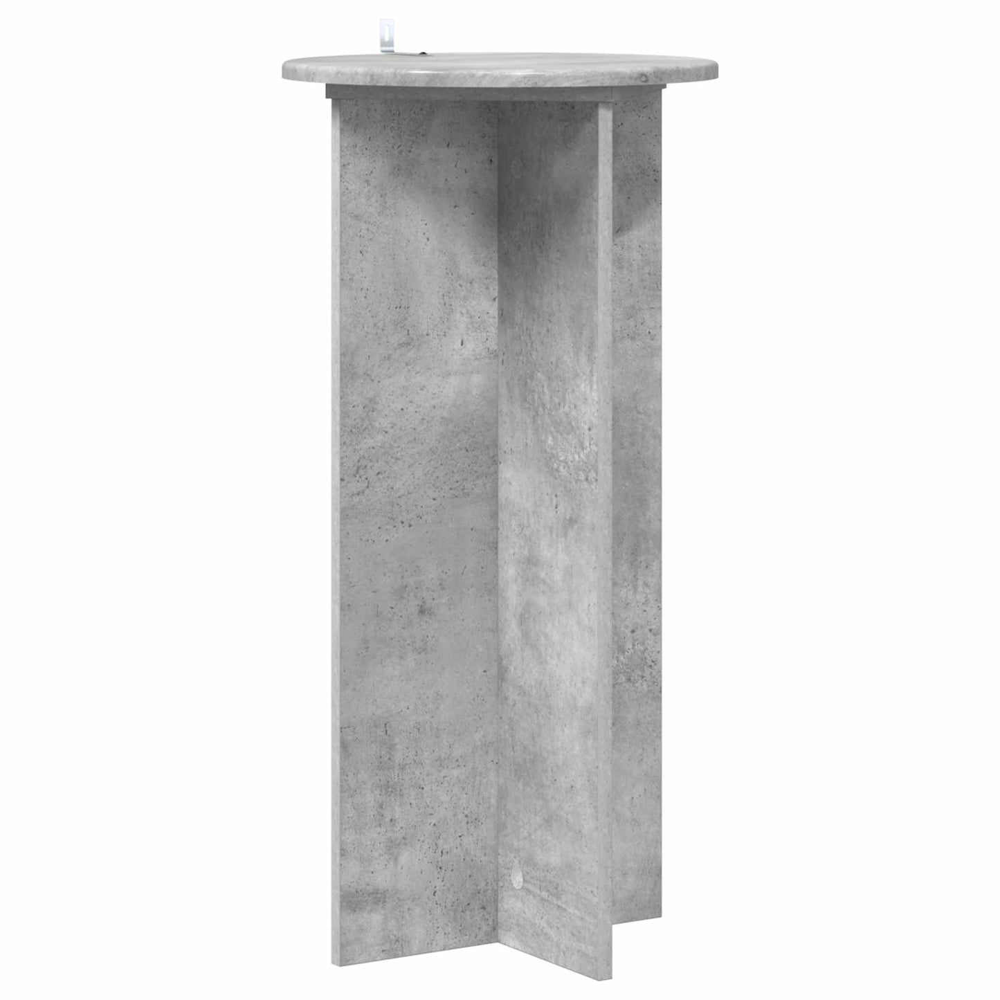 vidaXL Plant Stand 2 pcs Concrete Grey 40 x 40 x 80 cm Engineered Wood