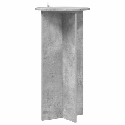 vidaXL Plant Stand 2 pcs Concrete Grey 40 x 40 x 80 cm Engineered Wood