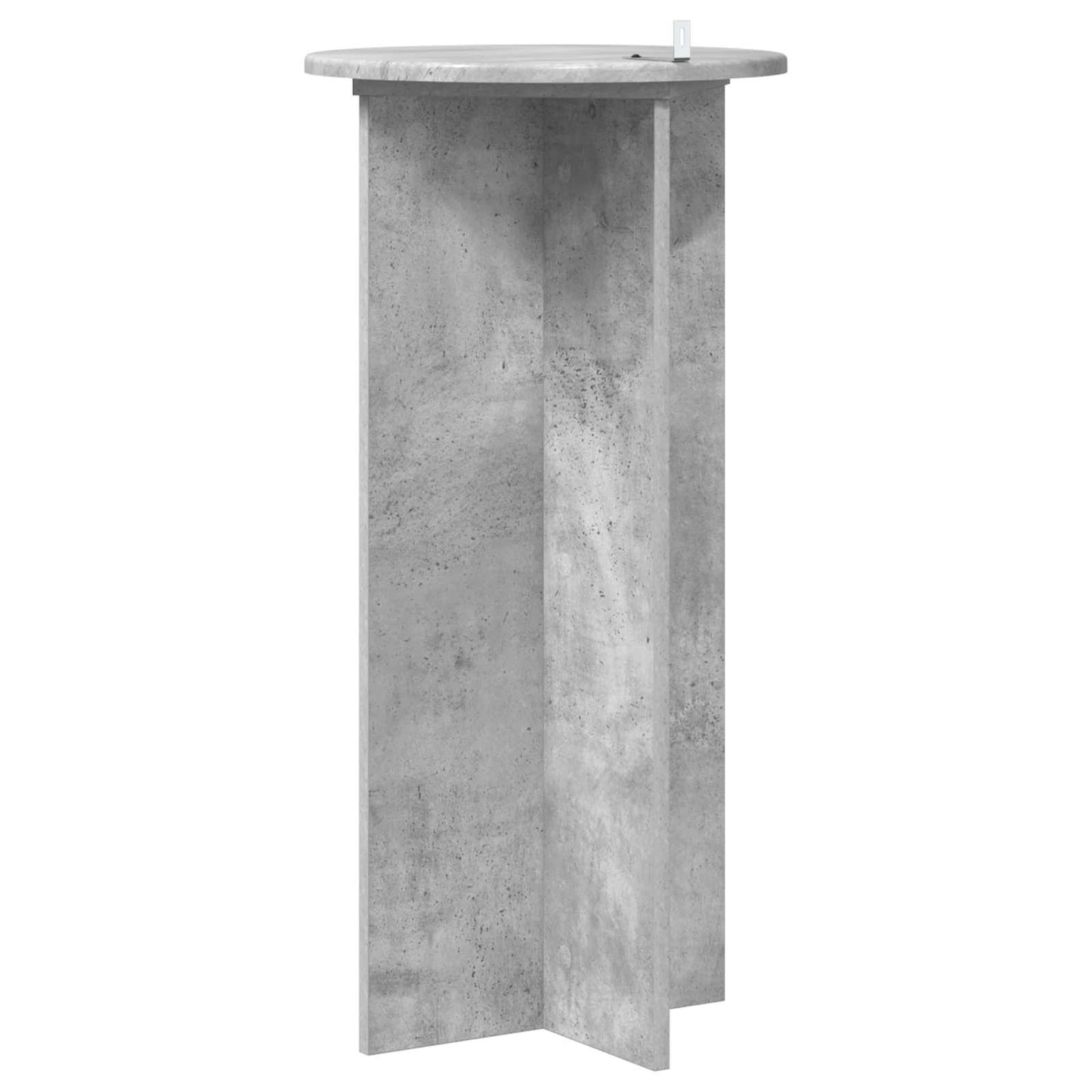 vidaXL Plant Stand 2 pcs Concrete Grey 40 x 40 x 80 cm Engineered Wood