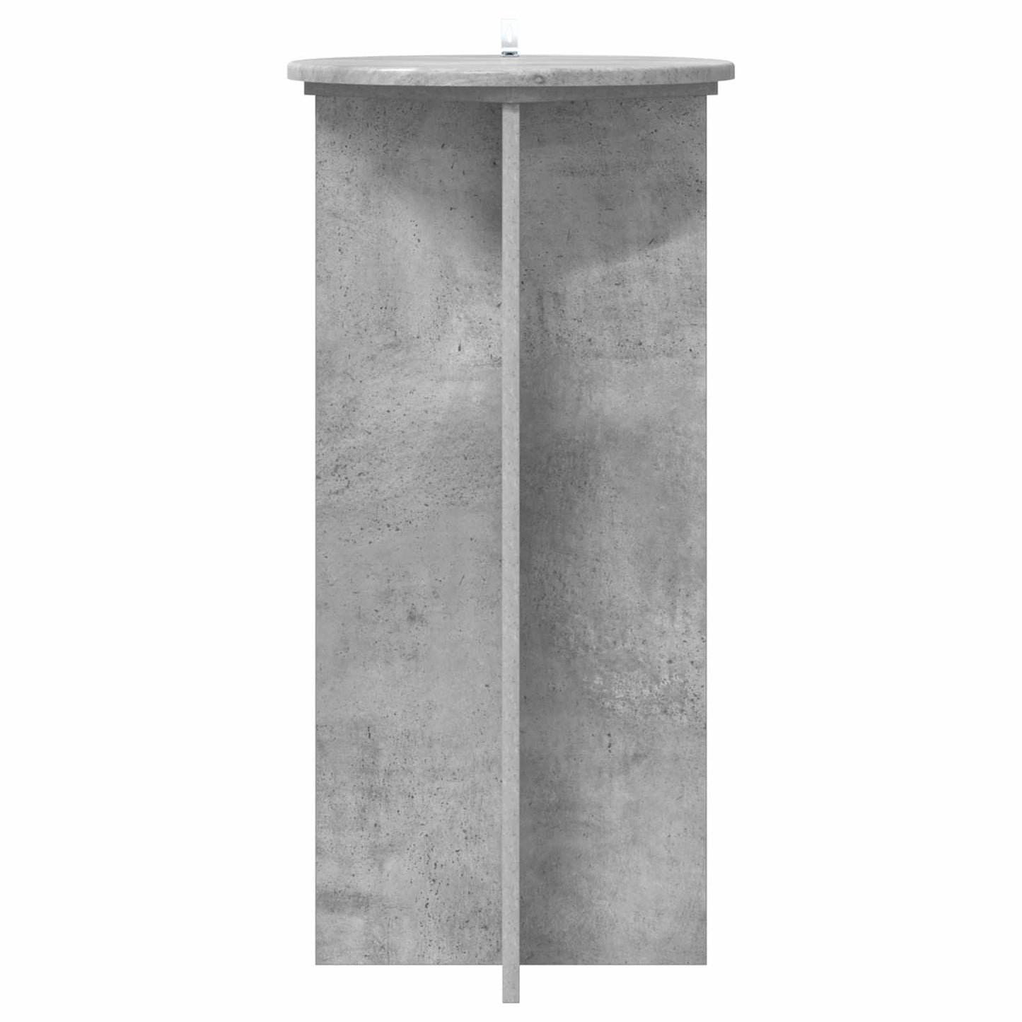 vidaXL Plant Stand 2 pcs Concrete Grey 40 x 40 x 80 cm Engineered Wood