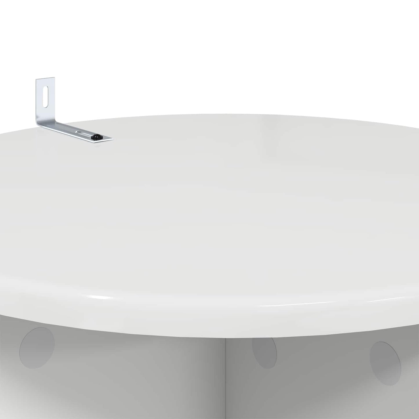 vidaXL Plant Stand 2 pcs High Gloss White 40 x 40 x 80 cm