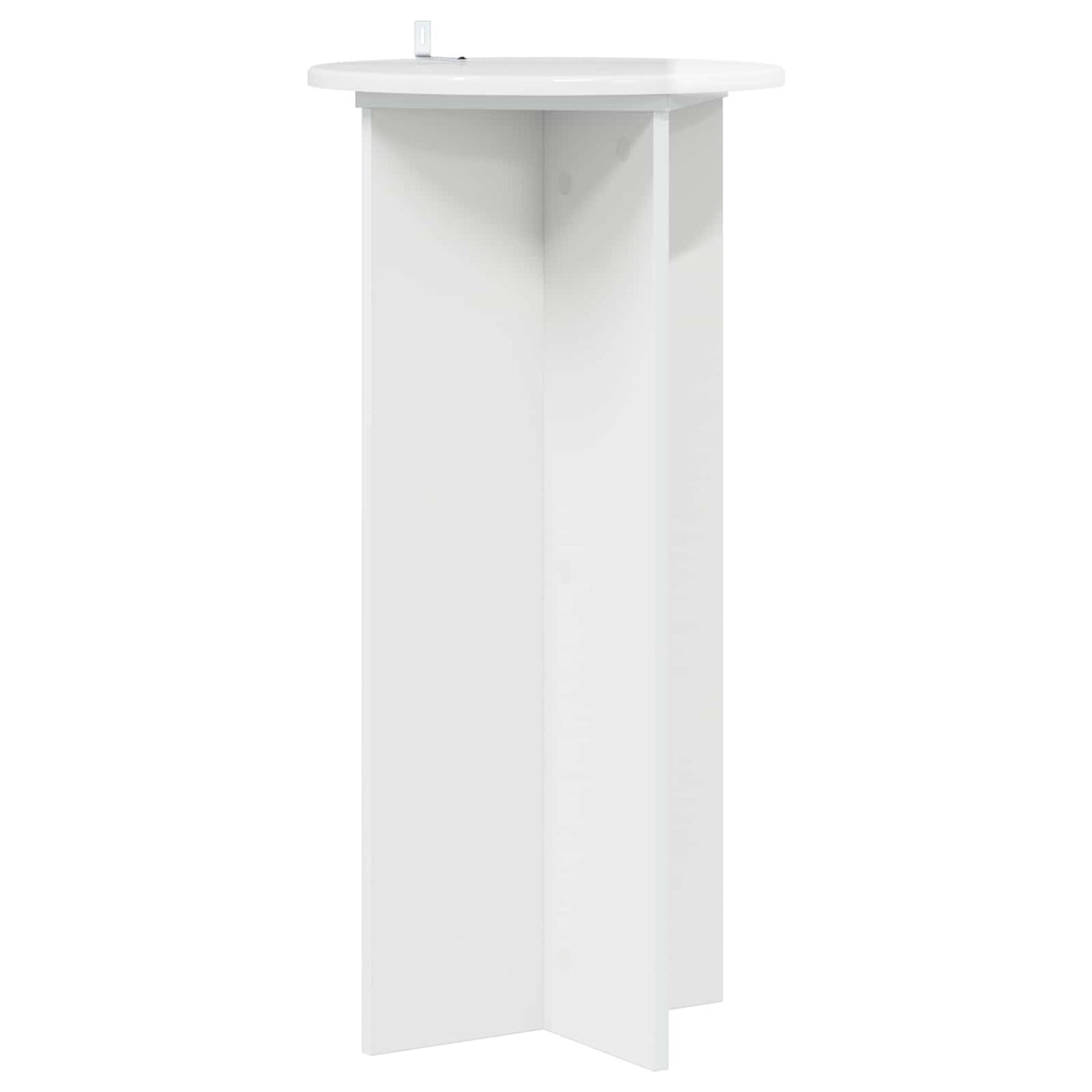 vidaXL Plant Stand 2 pcs High Gloss White 40 x 40 x 80 cm
