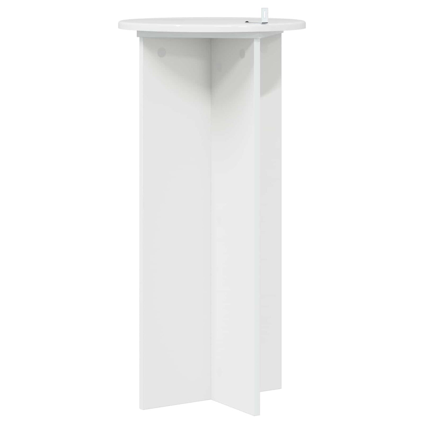 vidaXL Plant Stand 2 pcs High Gloss White 40 x 40 x 80 cm