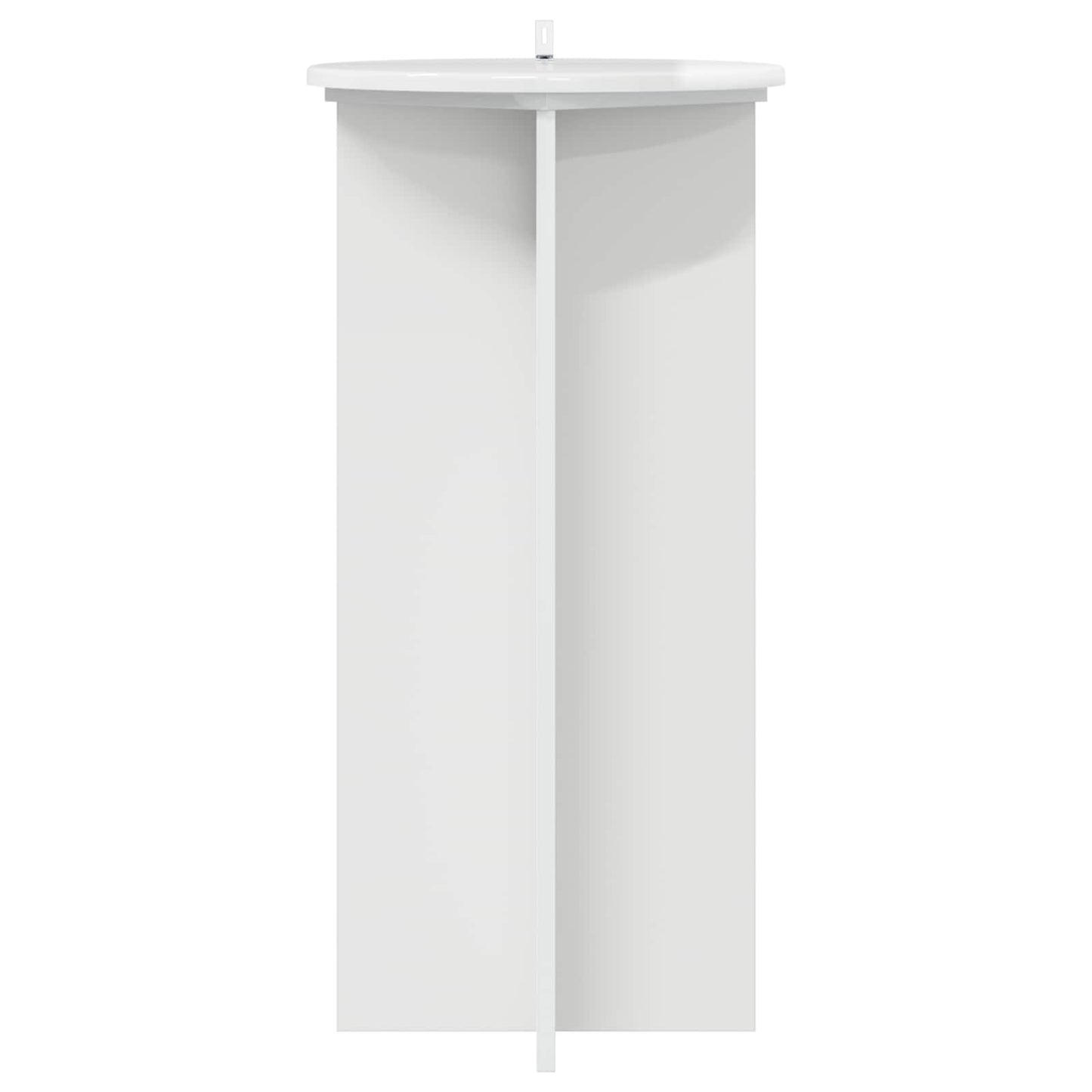 vidaXL Plant Stand 2 pcs High Gloss White 40 x 40 x 80 cm
