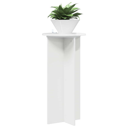 vidaXL Plant Stand 2 pcs High Gloss White 40 x 40 x 80 cm