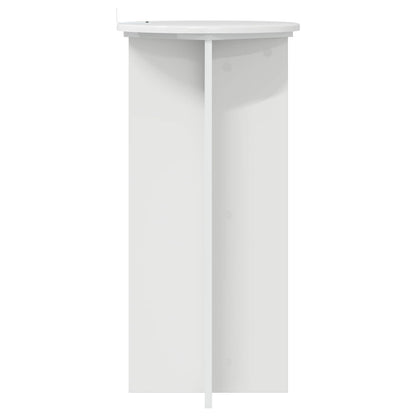 vidaXL Plant Stand 2 pcs High Gloss White 40 x 40 x 80 cm