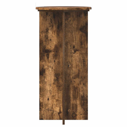 vidaXL Plant Stand 2 pcs Smoked Oak 40 x 40 x 80 cm Engineered Wood