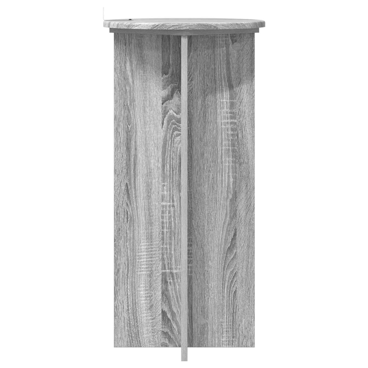 vidaXL Plant Stand 2 pcs Grey Sonoma 40 x 40 x 80 cm Engineered Wood