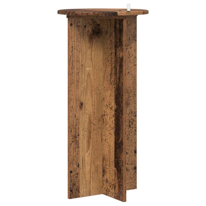 vidaXL Plant Stand 2 pcs Old Wood 40 x 40 x 80 cm Engineered Wood