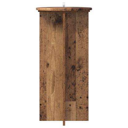 vidaXL Plant Stand 2 pcs Old Wood 40 x 40 x 80 cm Engineered Wood