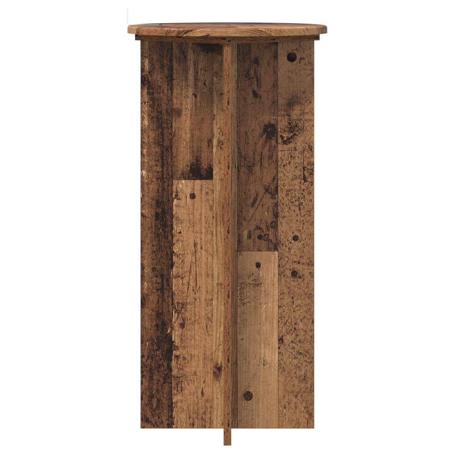 vidaXL Plant Stand 2 pcs Old Wood 40 x 40 x 80 cm Engineered Wood