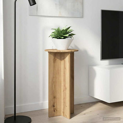vidaXL Plant Stand 2 pcs Artisan Oak 40 x 40 x 80 cm Engineered Wood