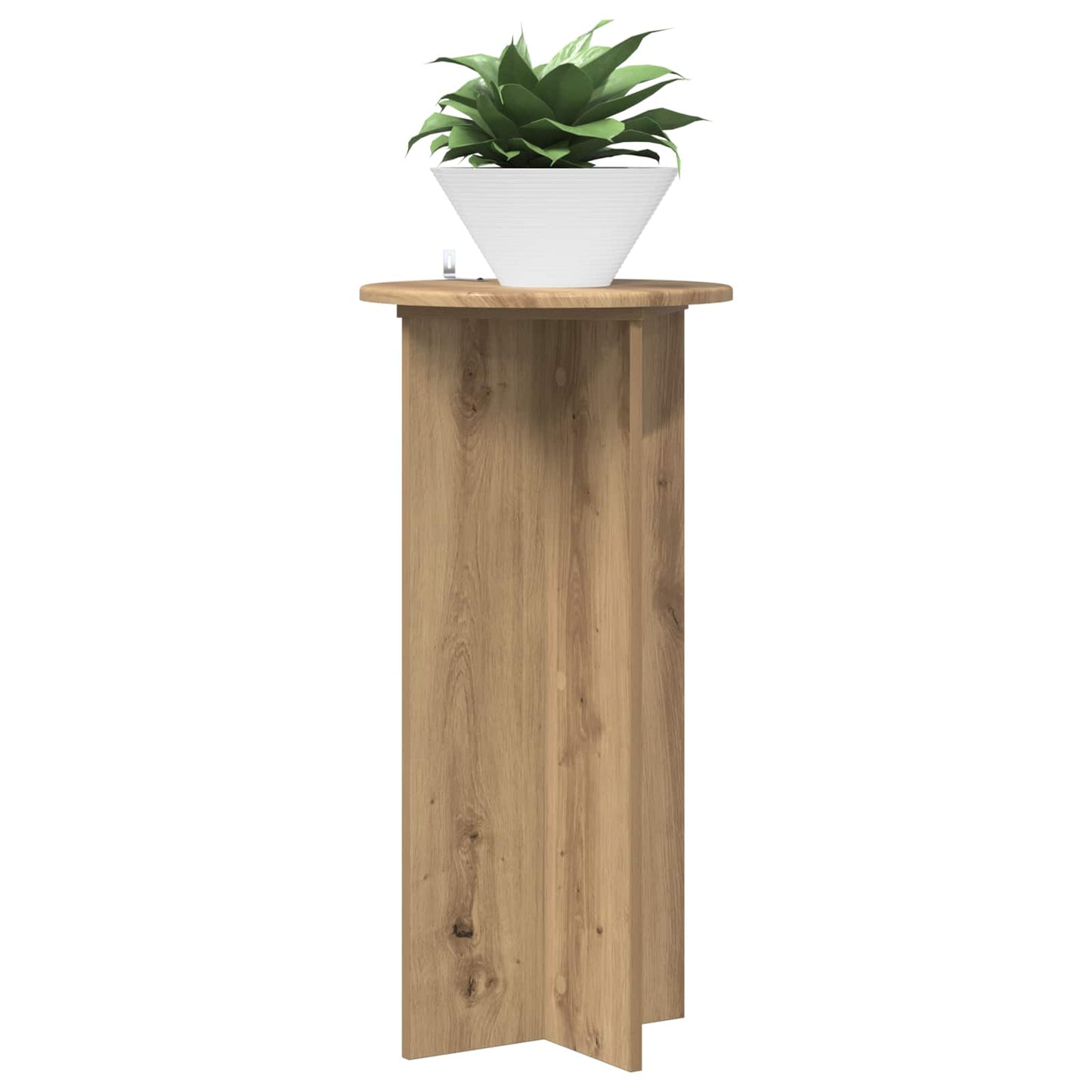 vidaXL Plant Stand 2 pcs Artisan Oak 40 x 40 x 80 cm Engineered Wood