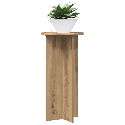 vidaXL Plant Stand 2 pcs Artisan Oak 40 x 40 x 80 cm Engineered Wood