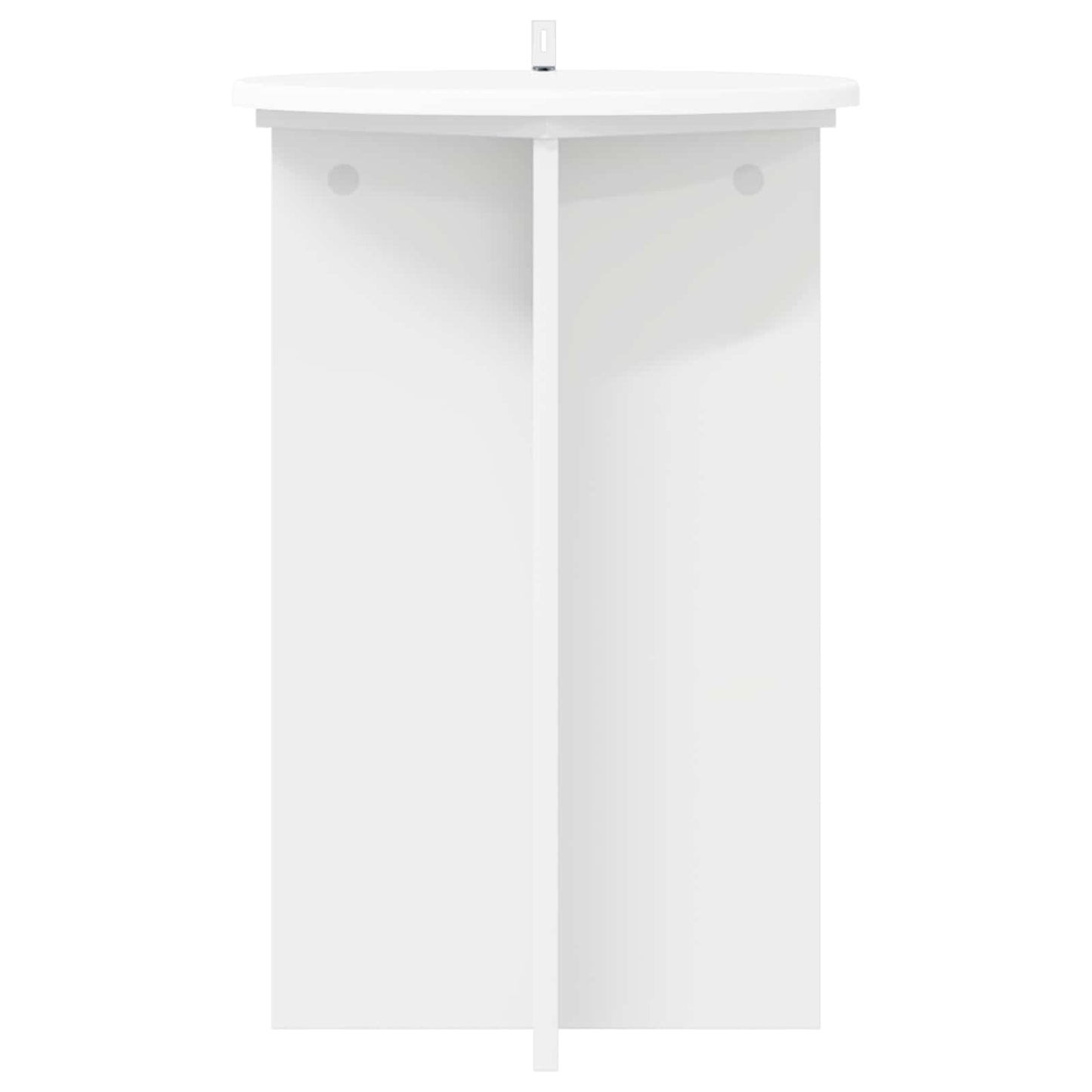 vidaXL Plant Stand 2 pcs White Ø40 x 60 cm Engineered Wood