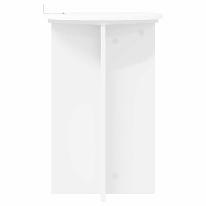 vidaXL Plant Stand 2 pcs White Ø40 x 60 cm Engineered Wood