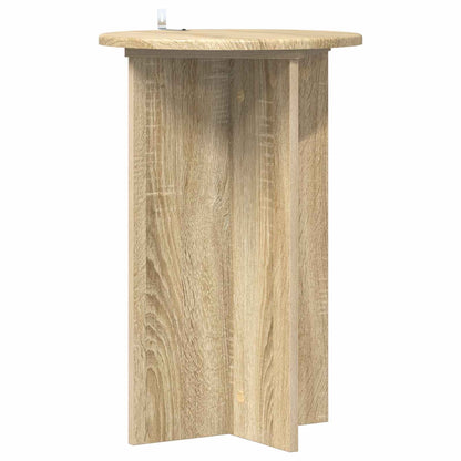 vidaXL Plant Stand 2 pcs Sonoma Oak Ø40 x 60 cm Engineered Wood