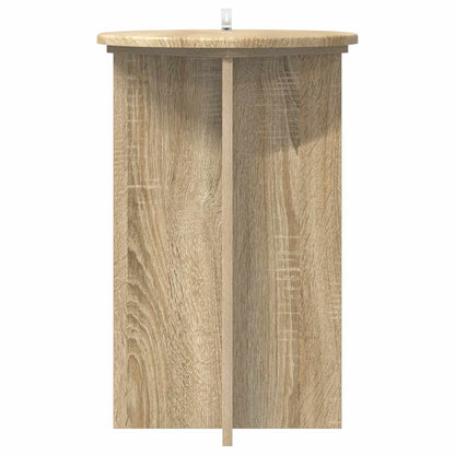 vidaXL Plant Stand 2 pcs Sonoma Oak Ø40 x 60 cm Engineered Wood