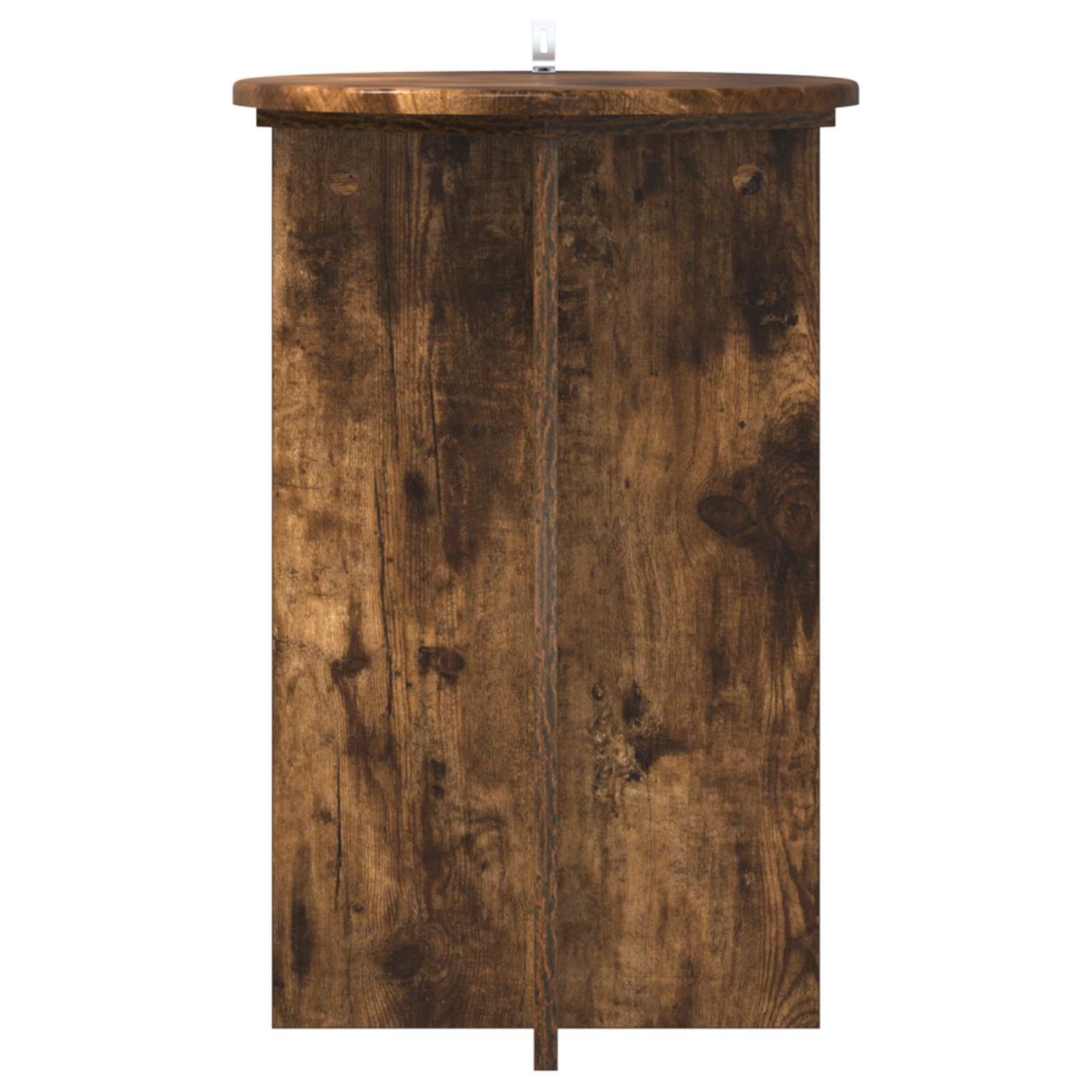 vidaXL Plant Stand 2 pcs Smoked Oak Ø40 x 60 cm Engineered Wood