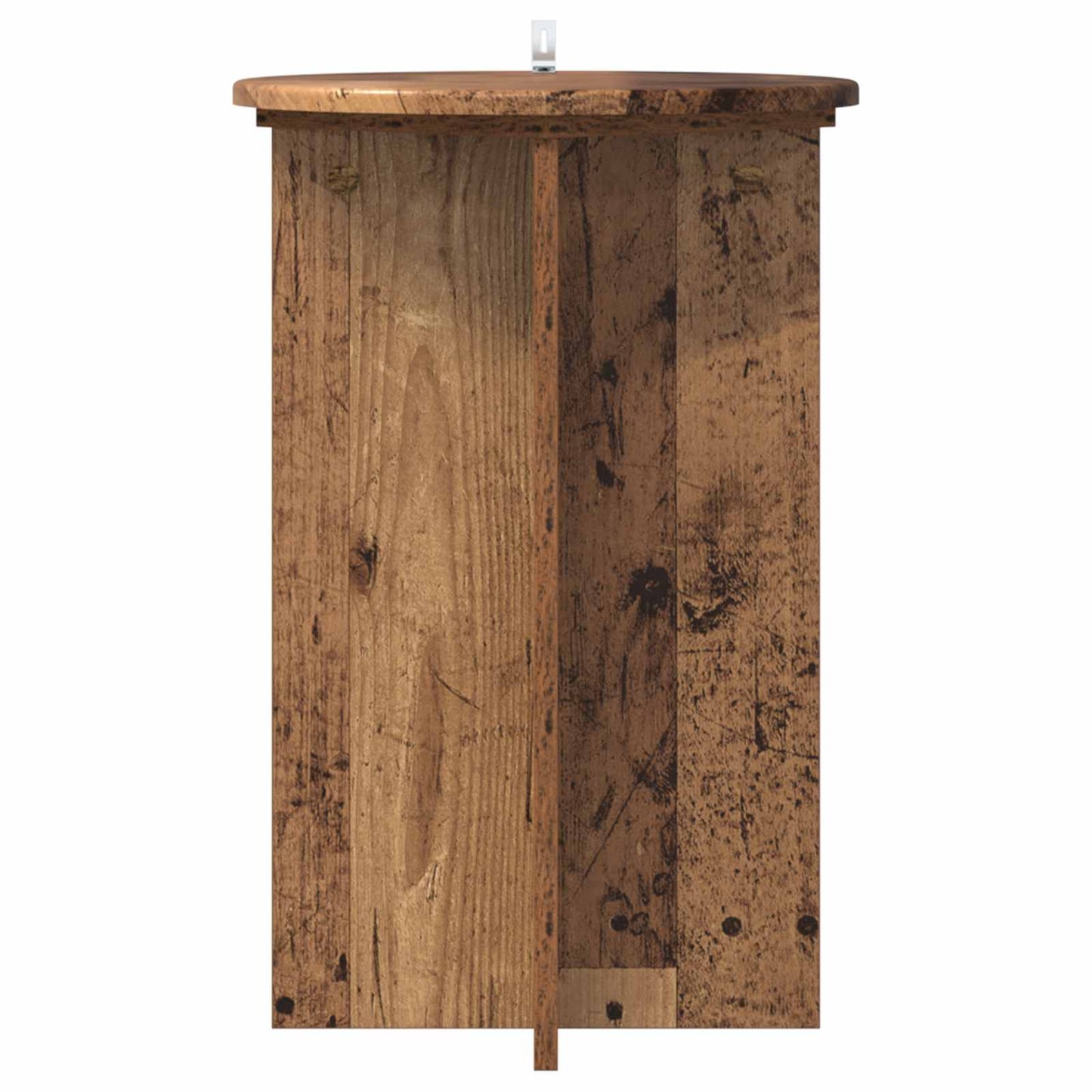 vidaXL Plant Stand 2 pcs Old Wood Ø40 x 60 cm Engineered Wood