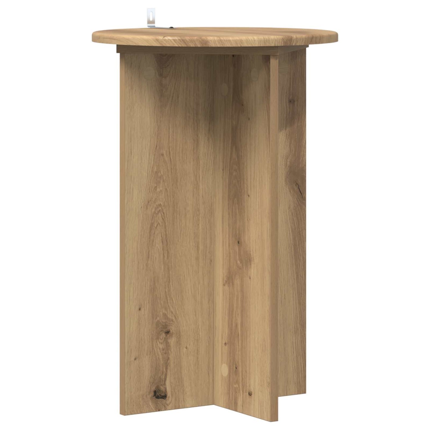 vidaXL Plant Stand 2 pcs Artisan Oak Ø40 x 60 cm Engineered Wood