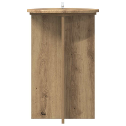 vidaXL Plant Stand 2 pcs Artisan Oak Ø40 x 60 cm Engineered Wood