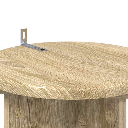 vidaXL Plant Stand 2 pcs Sonoma Oak 29.5 x 29.5 x 60 cm