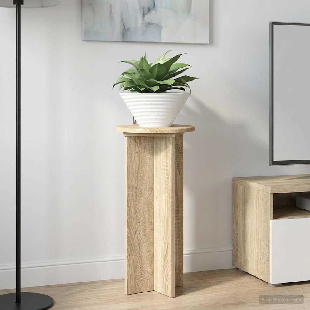 vidaXL Plant Stand 2 pcs Sonoma Oak 29.5 x 29.5 x 60 cm