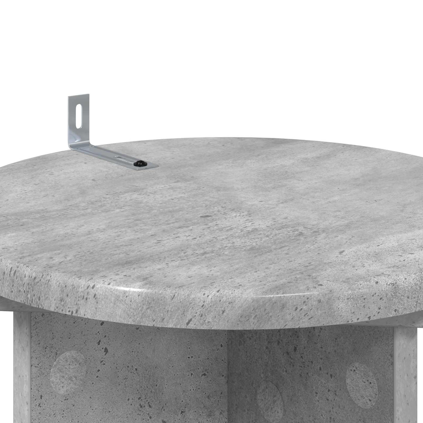 vidaXL Plant Stand 2 pcs Concrete Grey 29.5 x 29.5 x 60 cm