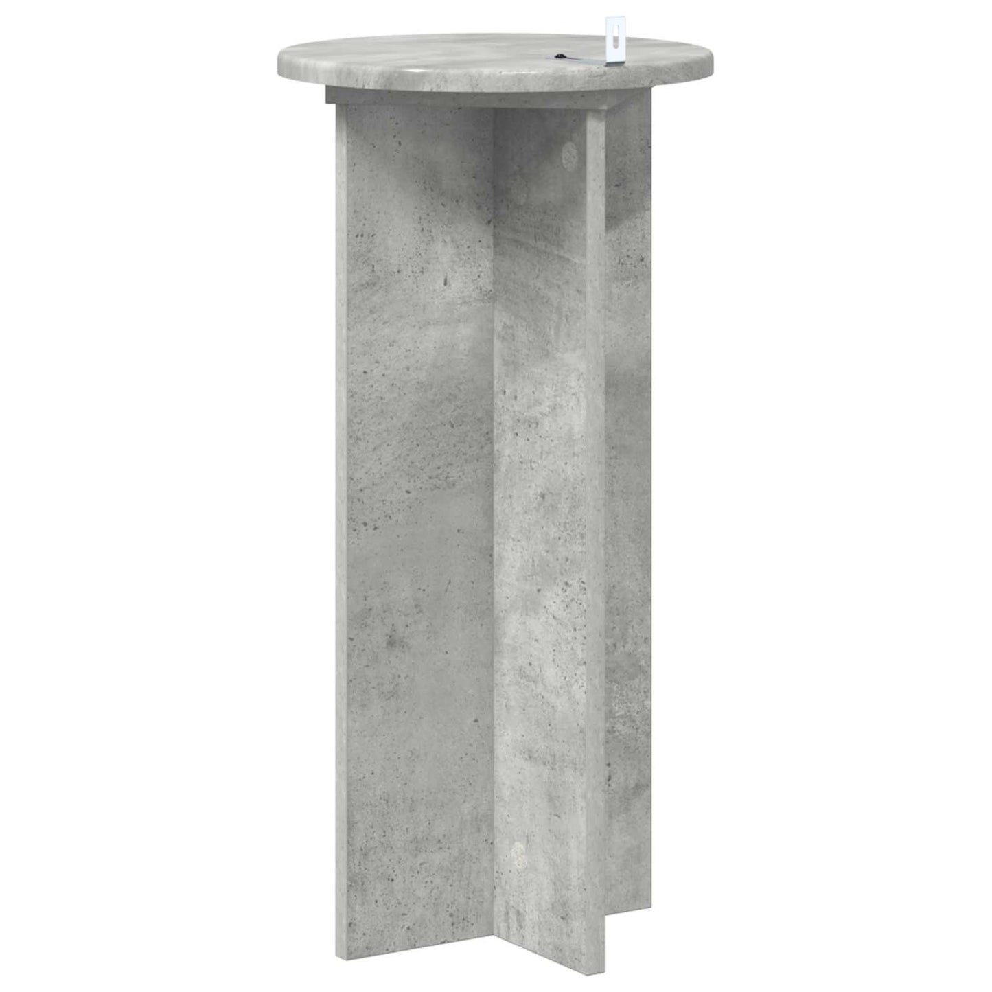 vidaXL Plant Stand 2 pcs Concrete Grey 29.5 x 29.5 x 60 cm