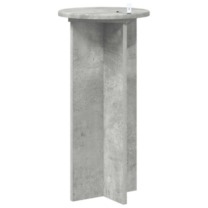 vidaXL Plant Stand 2 pcs Concrete Grey 29.5 x 29.5 x 60 cm