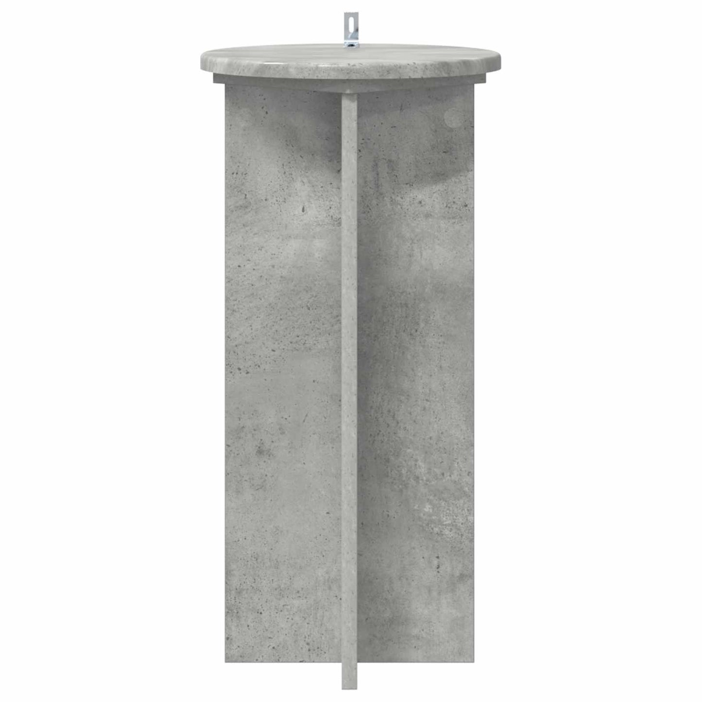 vidaXL Plant Stand 2 pcs Concrete Grey 29.5 x 29.5 x 60 cm
