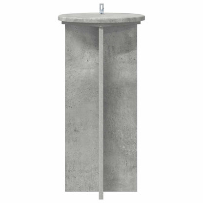 vidaXL Plant Stand 2 pcs Concrete Grey 29.5 x 29.5 x 60 cm