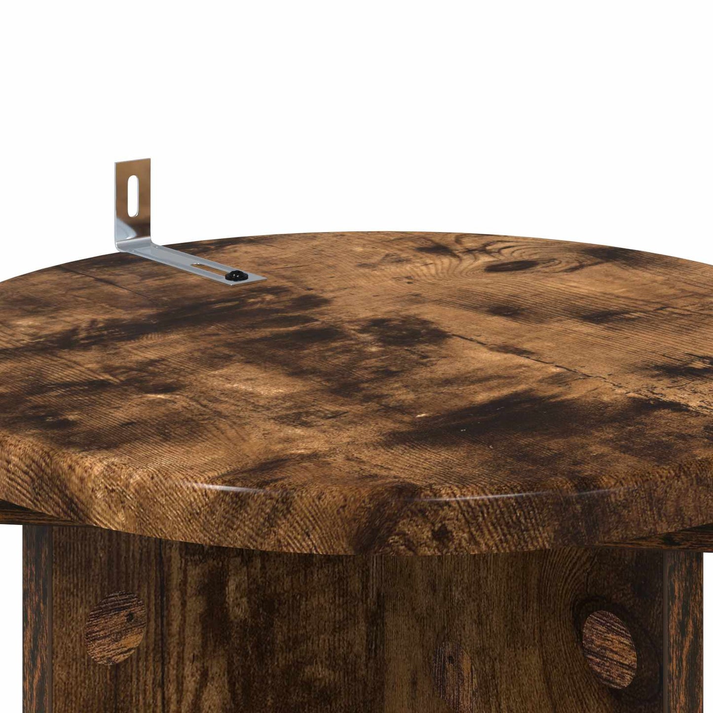 vidaXL Plant Stand 2 pcs Smoked Oak 29.5 x 29.5 x 60 cm