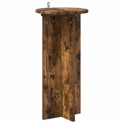 vidaXL Plant Stand 2 pcs Smoked Oak 29.5 x 29.5 x 60 cm