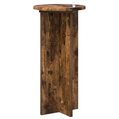 vidaXL Plant Stand 2 pcs Smoked Oak 29.5 x 29.5 x 60 cm