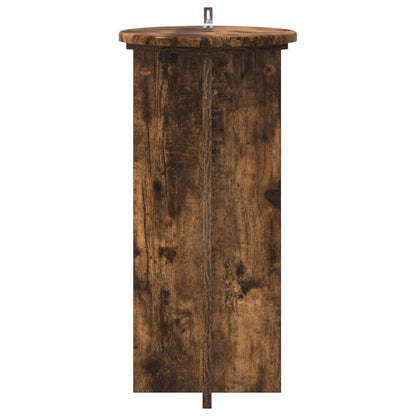 vidaXL Plant Stand 2 pcs Smoked Oak 29.5 x 29.5 x 60 cm