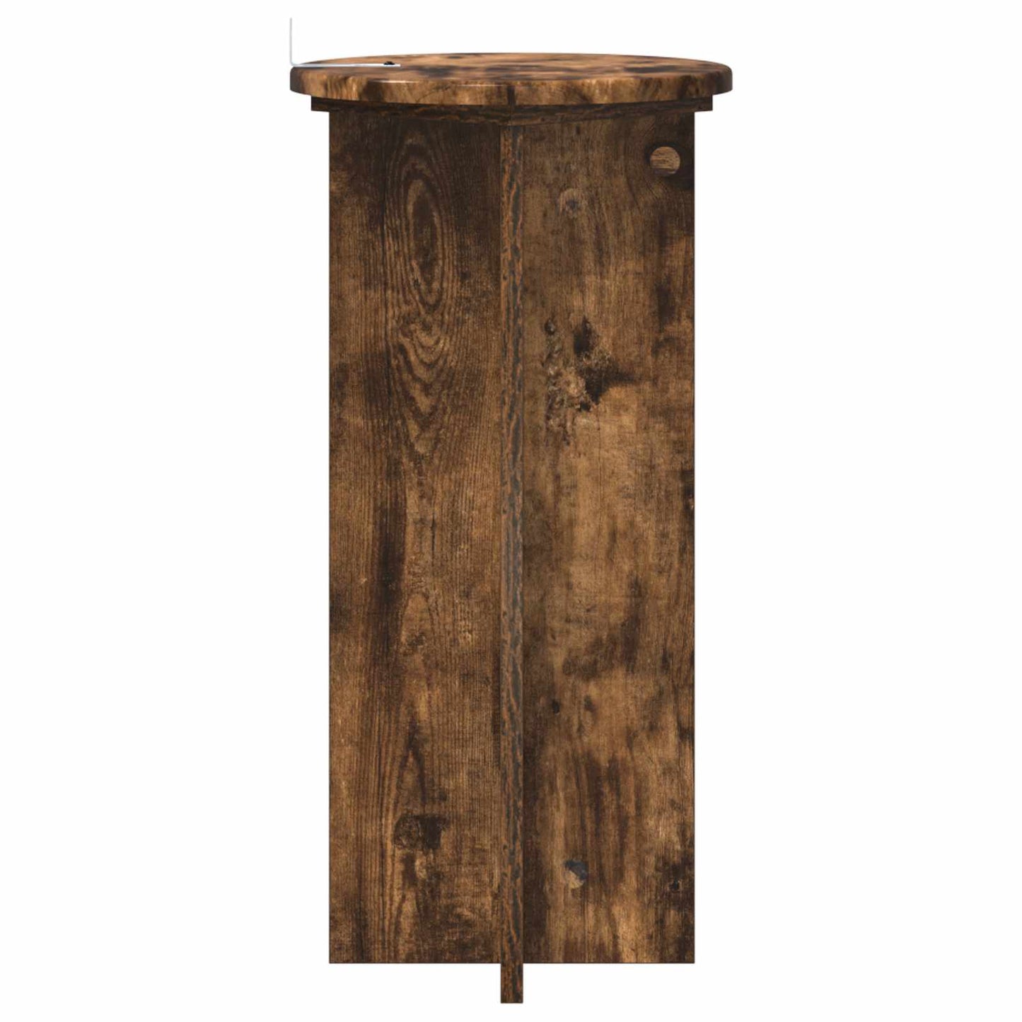 vidaXL Plant Stand 2 pcs Smoked Oak 29.5 x 29.5 x 60 cm
